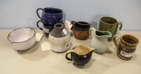 Pottery Mugs, Pitchers & Bowls