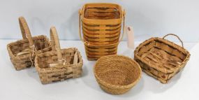 Longaberger Basket & Four Other Baskets