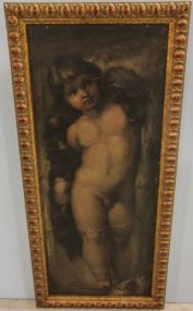 Oil Painting of Nude Child