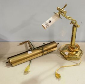 Brass Lamp & Portrait Lamp