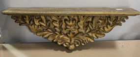 Gilt Painted Wall Bracket