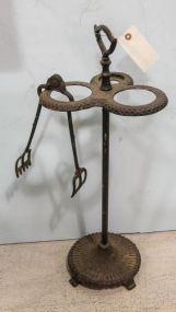 Iron Fire Tool Stand