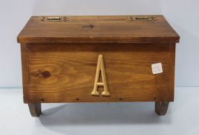 Primitive Box with Letter A
