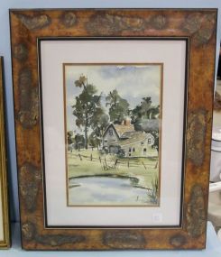 Watercolor Signed Lynn Johnson '66