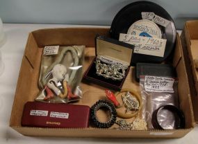 Box of Doll Parts, Records, Costume Jewelry & Pens