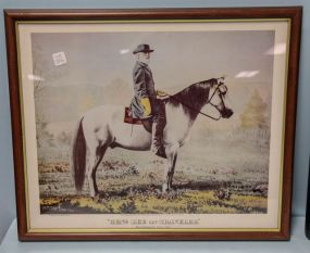General Lee on Traveler Framed Print