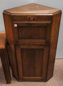 Oak Corner Cabinet