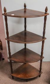 Mahogany Corner Shelf