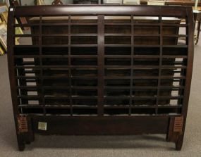Mahogany Queen Size Open Section bed