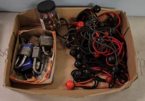 Box of Locks and Bungee Cords