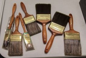 Eight Paint Brushes
