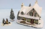 Limited Edition Thomas Kinkade Santa's Workshop Toys Light