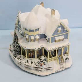 Thomas Kinkade Limited Edition Holiday Bed and Breakfast Light