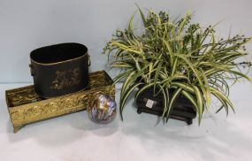 Rectangular Flower Pot & Two Other Flower Containers