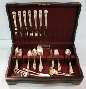 Set of Rogers Brothers Eternally Yours Silverplate Flatware