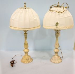 Pair of French Provincial Lamps