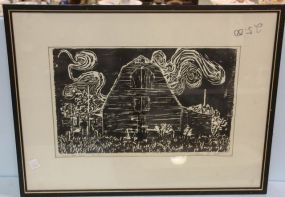 Sander Hook Barn Artwork Signed Deborah K. Cost