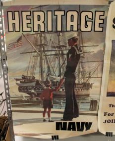 1973 Heritage Navy Poster
