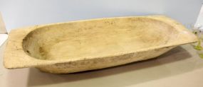 Large Wood Dough Bowl