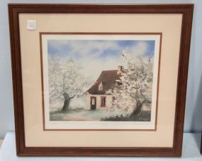 Maison de Campagne Artist Signed Picture