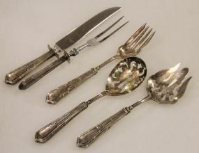 Five Piece Sterling Handle Serving Set