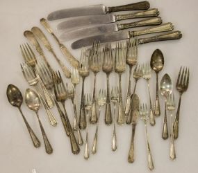 Thirty Two Pieces of Towle Louis XIV Sterling