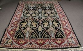 Capel Black Field Rug