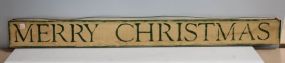 Merry Christmas Wood Sign