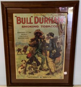 Bull Durham Framed Advertising Print