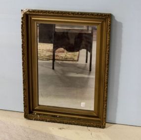 Gold Carved Deepwell Framed Mirror