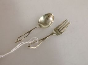 Sterling Baby Spoon and Fork
