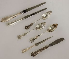 Group of Seven Sterling Pieces