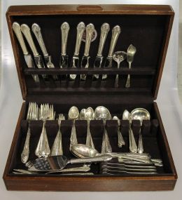 Set of Sterling Flatware by Alvin Chased Romantique Pattern