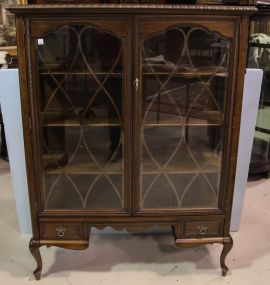 Queen Anne Style China Cabinet