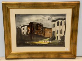 Rare Watercolor signed Wm. Hollingsworth