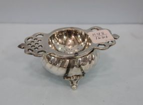 Silver Metal Tea Strainer