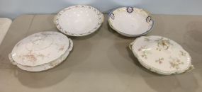 Austrian Tureen, French Limoges Tureen & Two Noritake Bowls