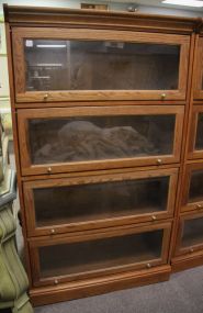 Five Shelf Oak Bookcase