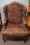 Queen Anne Style Wing Chair