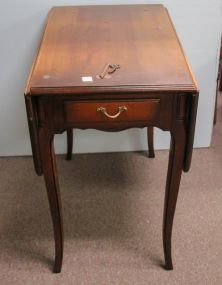 Drop Leaf Table with Drawer