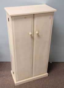 Two Door White Cabinet