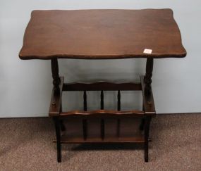 Mahogany Magazine/Lamp Table