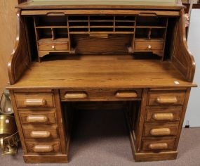 Oak S Roll Top Desk