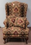 Queen Anne Style Wing Chair