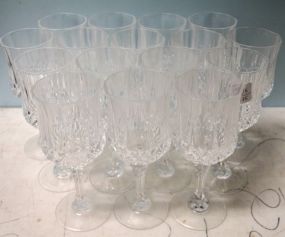 Set of Sixteen Glass Goblets