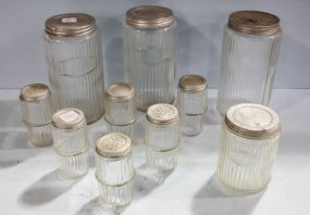 Complete Set of Hoosier Cabinet Canisters