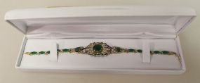 11ct Emerald Bracelet