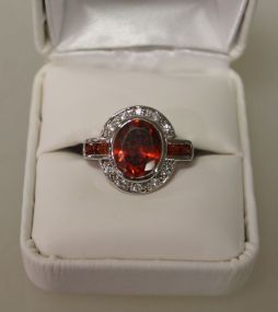 4ct Garnet Dinner Ring