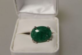 Green Jade Ring