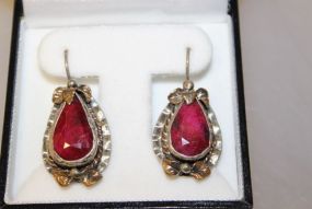 Ruby Estate Earrings